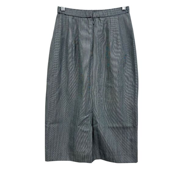 Vtg Pendleton Classic‎ Womens Wool Long Skirt Stretch Elastic Waist Lined Gray 6 - Picture 3 of 5
